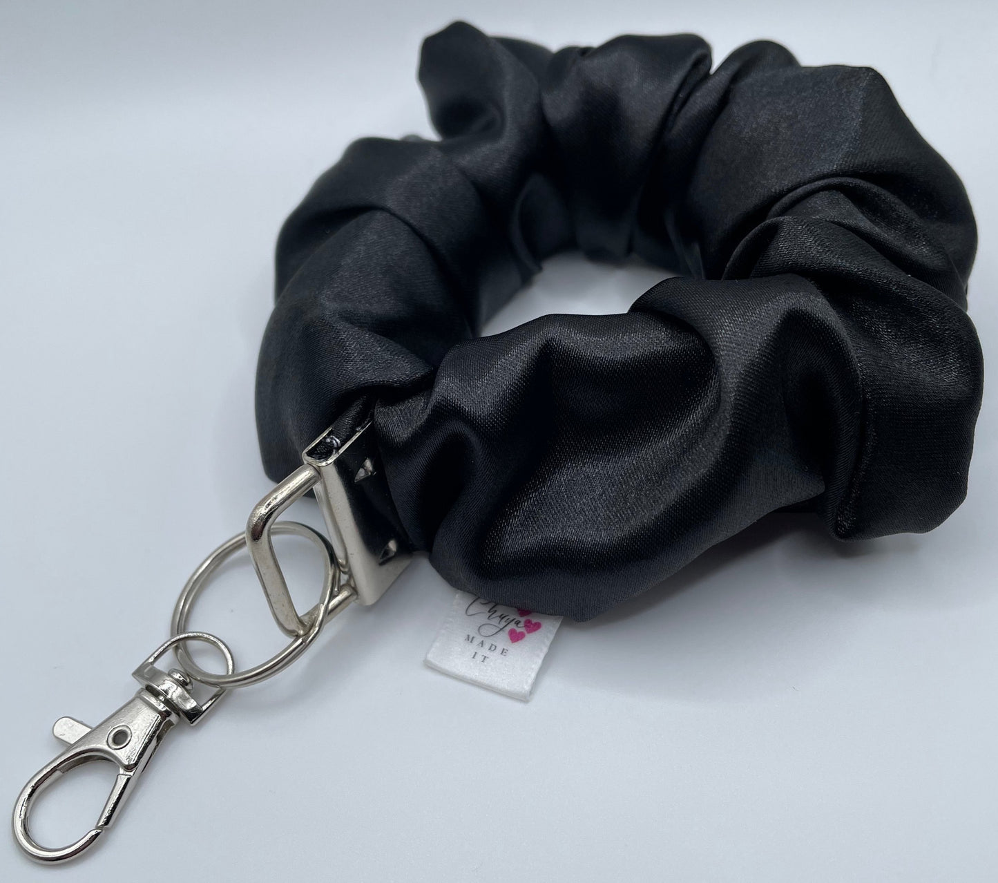 Black Cat Scrunchie Wristlet