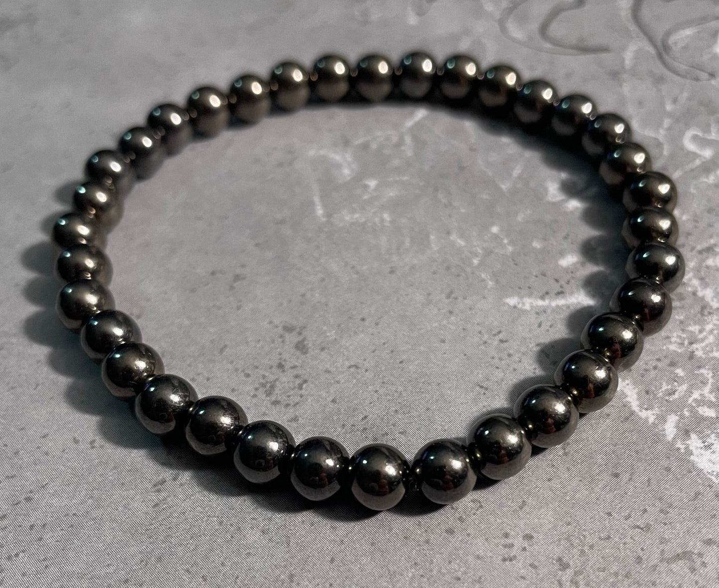 Charcoal Beaded Bracelet