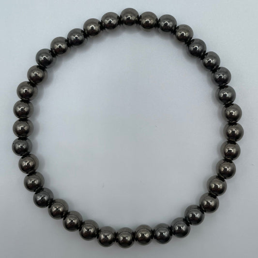 Charcoal Beaded Bracelet