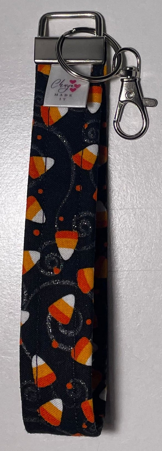 Candy Corn Wristlet