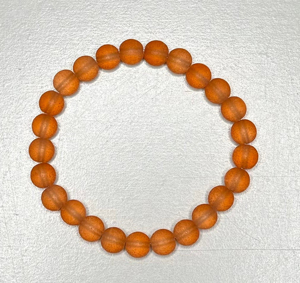 Pumpkin Spice Beaded Bracelet