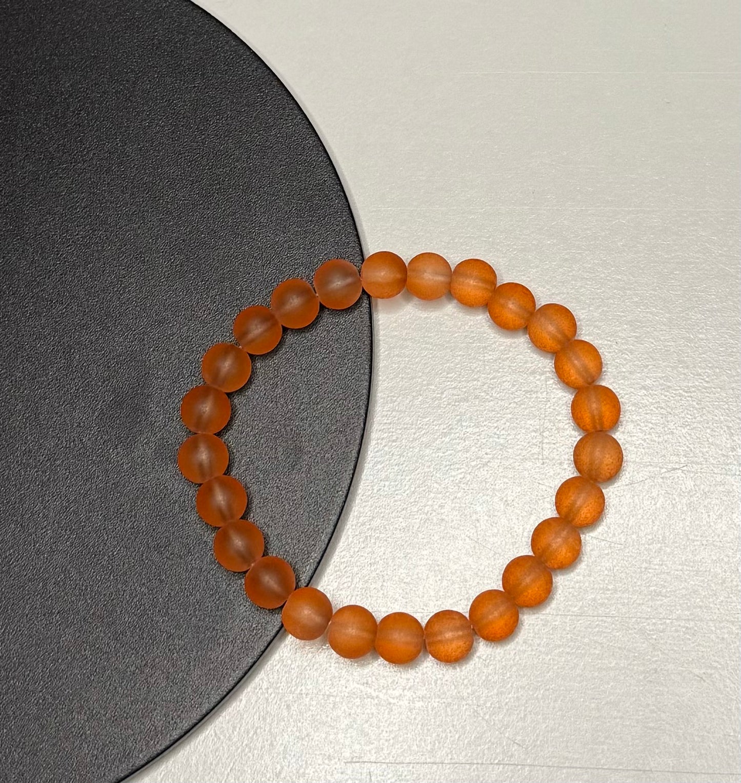 Pumpkin Spice Beaded Bracelet